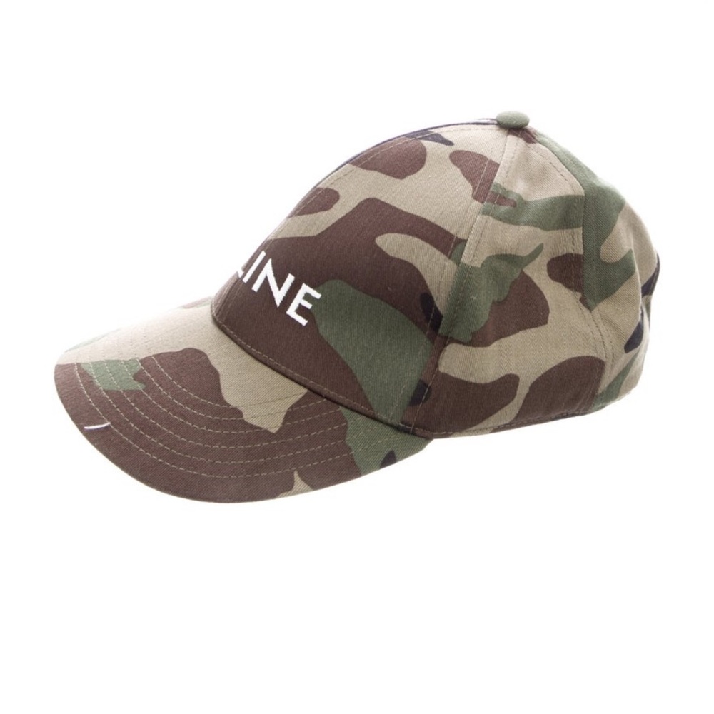 Celine Logo Printed Baseball Hat